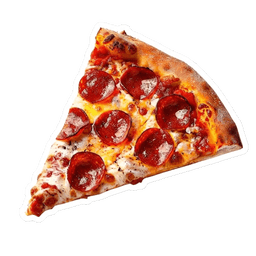 pizza slice sticker